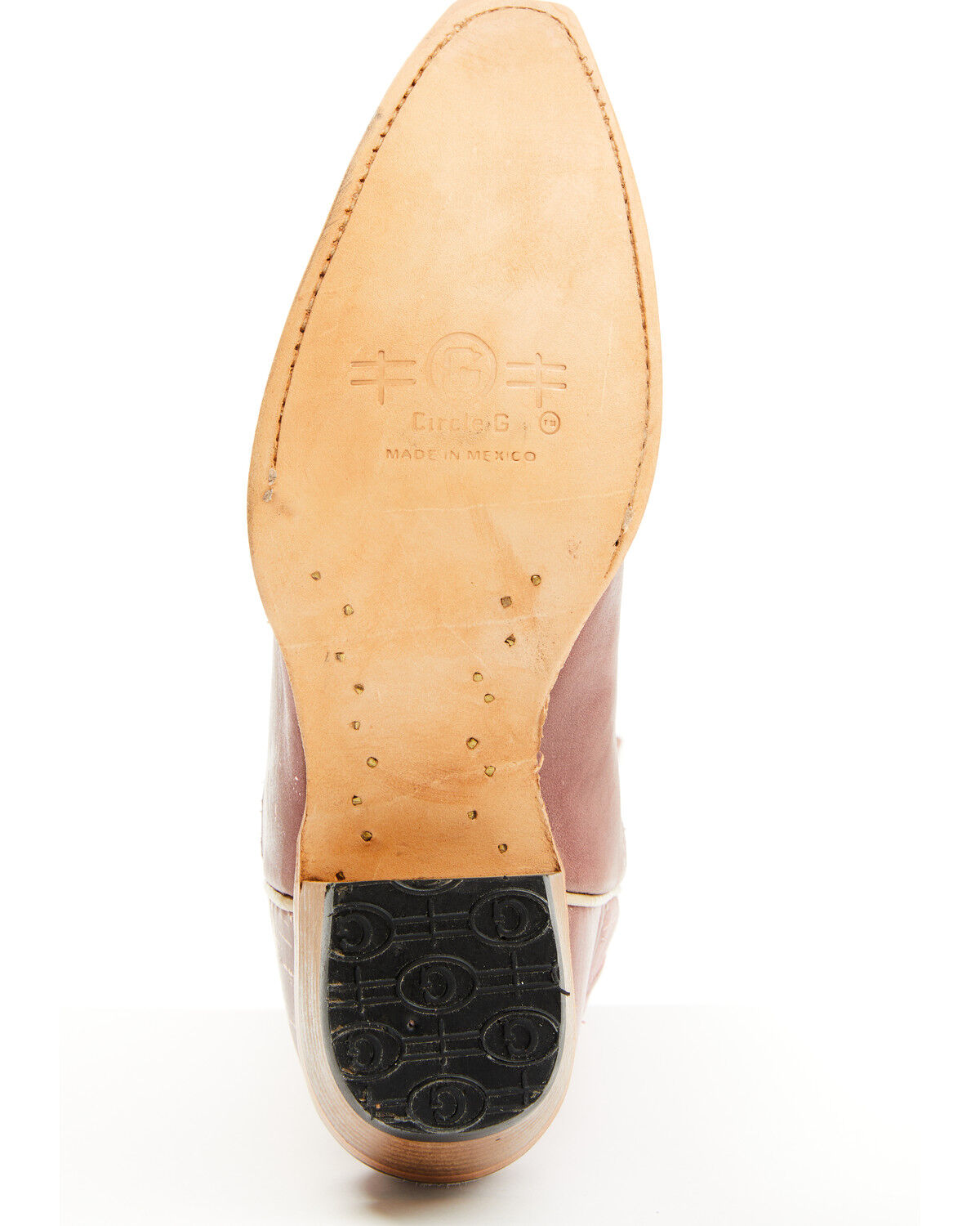 Image #7 - Circle G Women's Embroidered Tall Western Boots - Snip Toe, Pink, hi-res