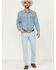 Image #1 - Cody James Men's Jackson Slim Straight Stretch Denim Jeans, Light Wash, hi-res