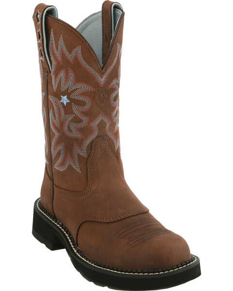 Ariat Women's Driftwood ProBaby Performance Boots - Round Toe, Brown, hi-res