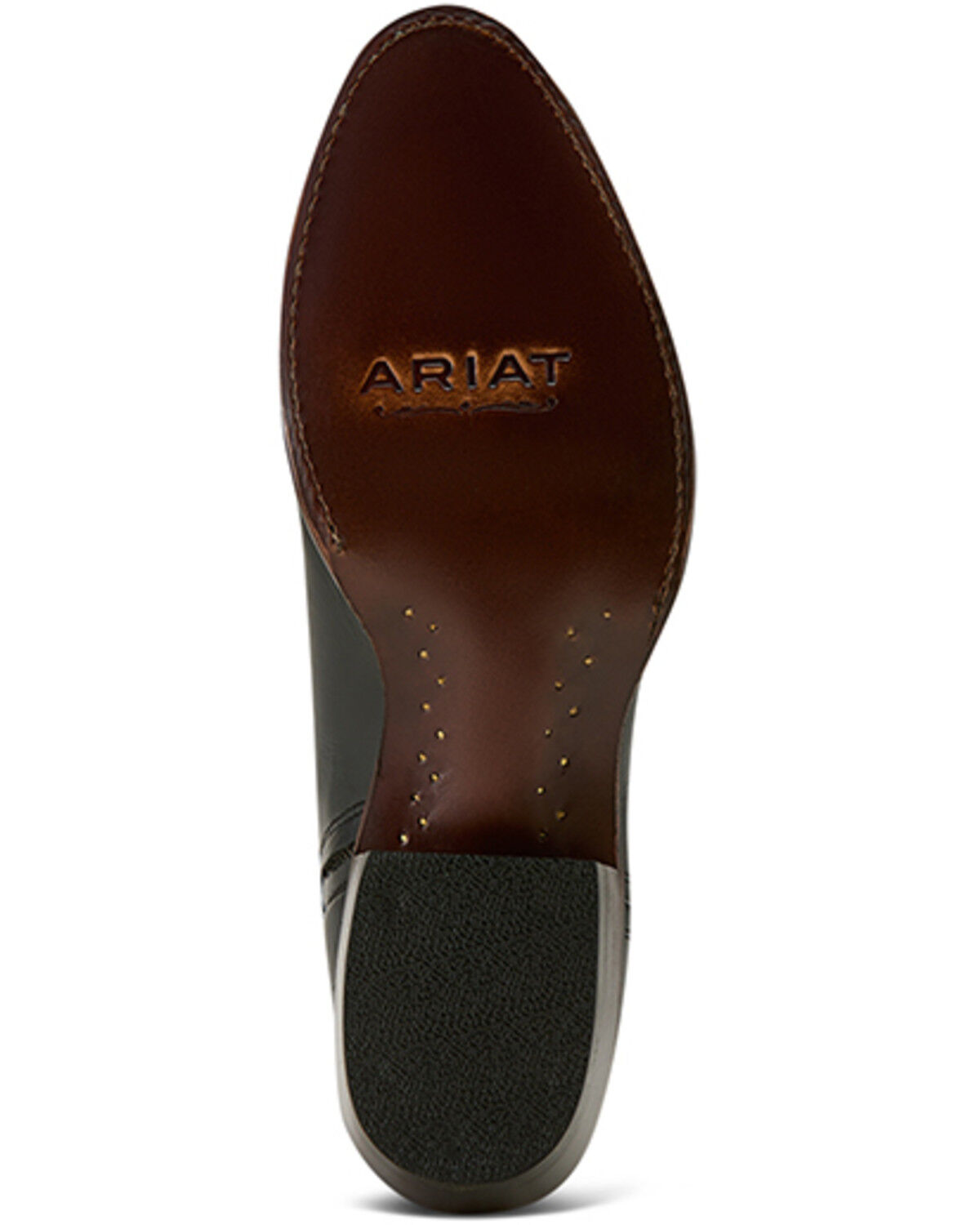 Image #5 - Ariat Men's Barret Western Ankle Boots - Round Toe, Black, hi-res