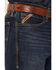 Image #2 - Ariat Men's Kyle Dark Wash Slim Taper Stretch Denim Jeans, Dark Wash, hi-res