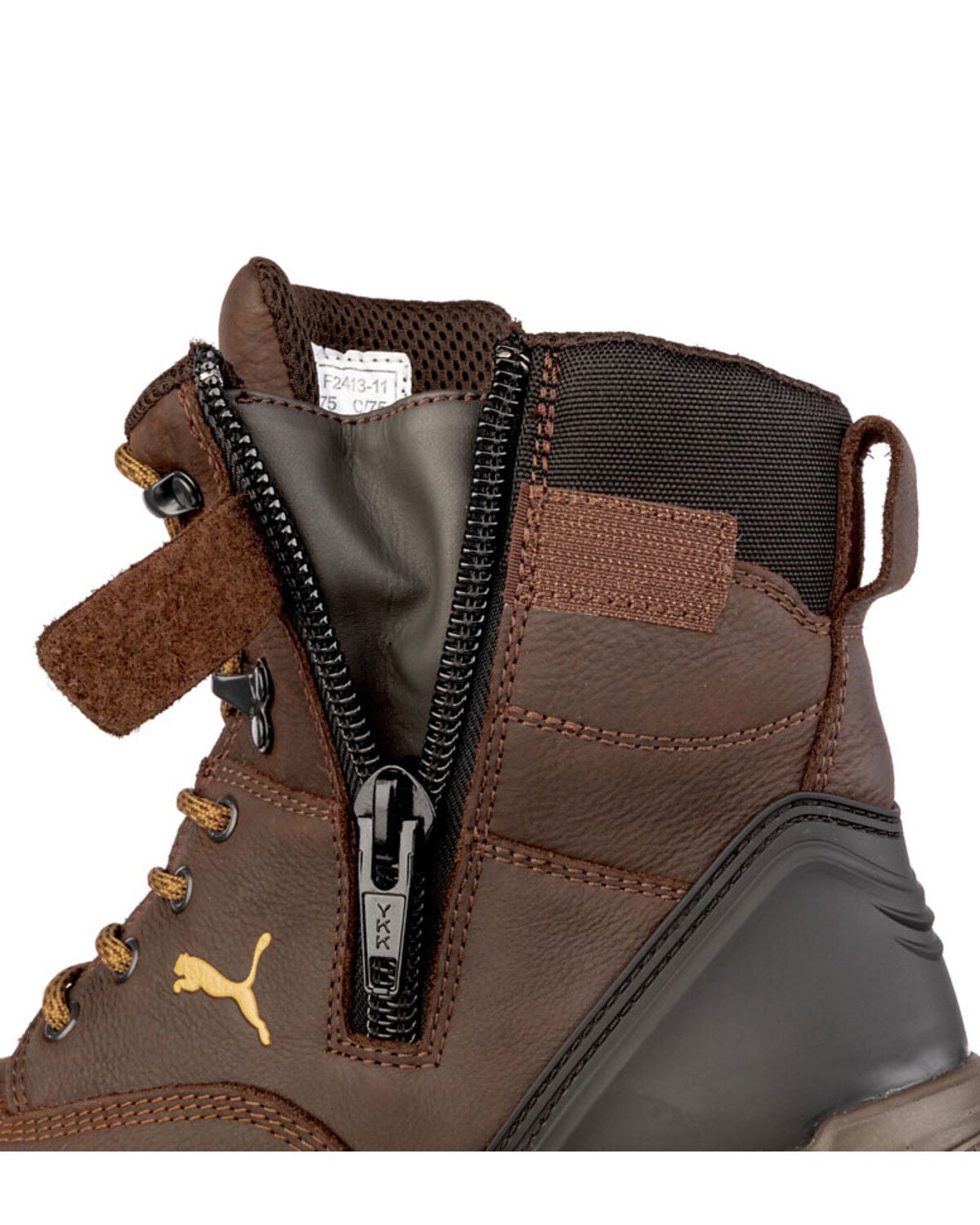 puma boots mens brown