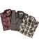 Ely Walker Men's Assorted Plaid or Stripe Long Sleeve Pearl Snap Western Shirt, Plaid, hi-res