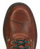 Georgia Boot Men's 8" Eagle Light Lace-Up Work Boots - Round Toe, Russet, hi-res