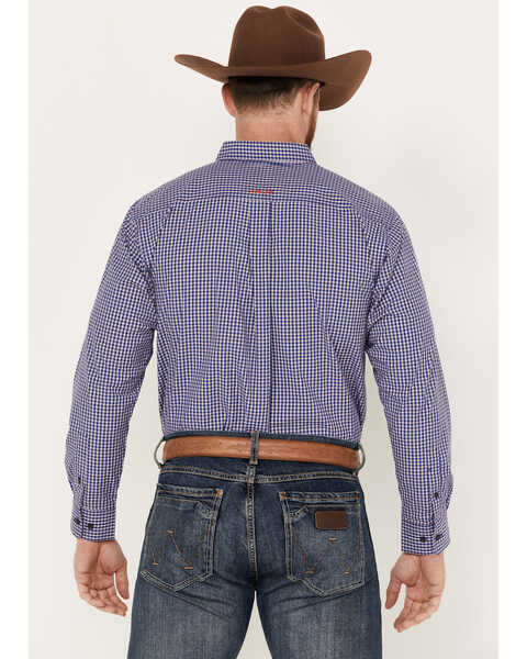 Image #4 - Ariat Men's Pro Series Classic Fit Western Shirt, Dark Blue, hi-res