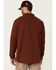 Image #4 - Hawx Men's Solid Mahogany Twill Snap Long Sleeve Work Shirt - Big , Mahogany, hi-res