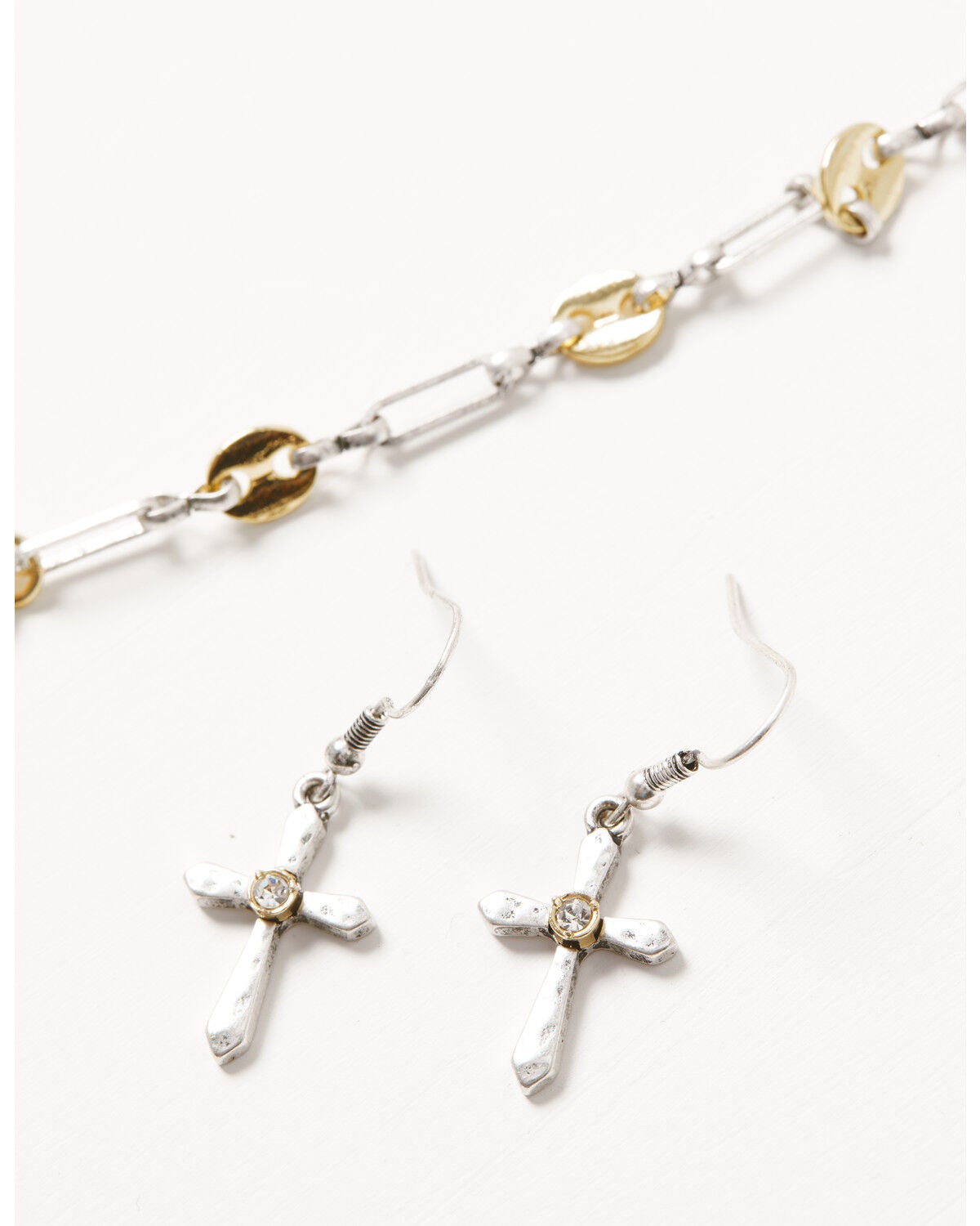 Image #2 - Shyanne Women's Western Muse Cross Jewelry Set - 2 Piece, Gold, hi-res