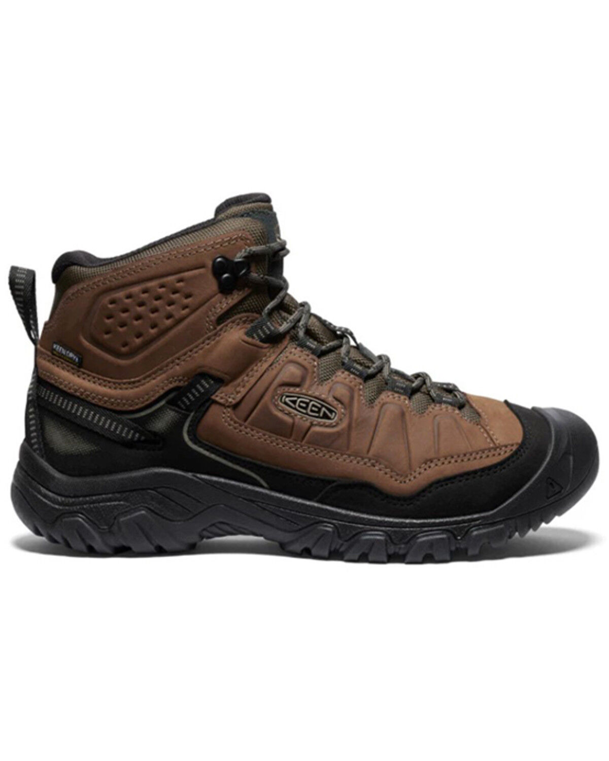 Image #2 - Keen Men's Targhee IV Wide Waterproof Hiking Boots - Soft Toe, Brown, hi-res