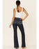 Image #2 - Lee Women's Compass Flare Leg Jeans, Blue, hi-res