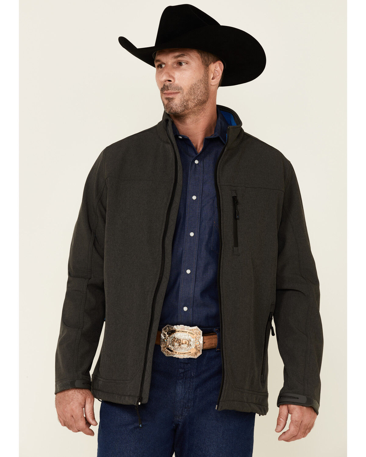 Image #1 - Cody James Core Men's Conceal Carry Zip-Front Softshell Jacket , , hi-res