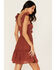 Image #4 - Trixxi Women's Smocked Waist Mini Dress, , hi-res