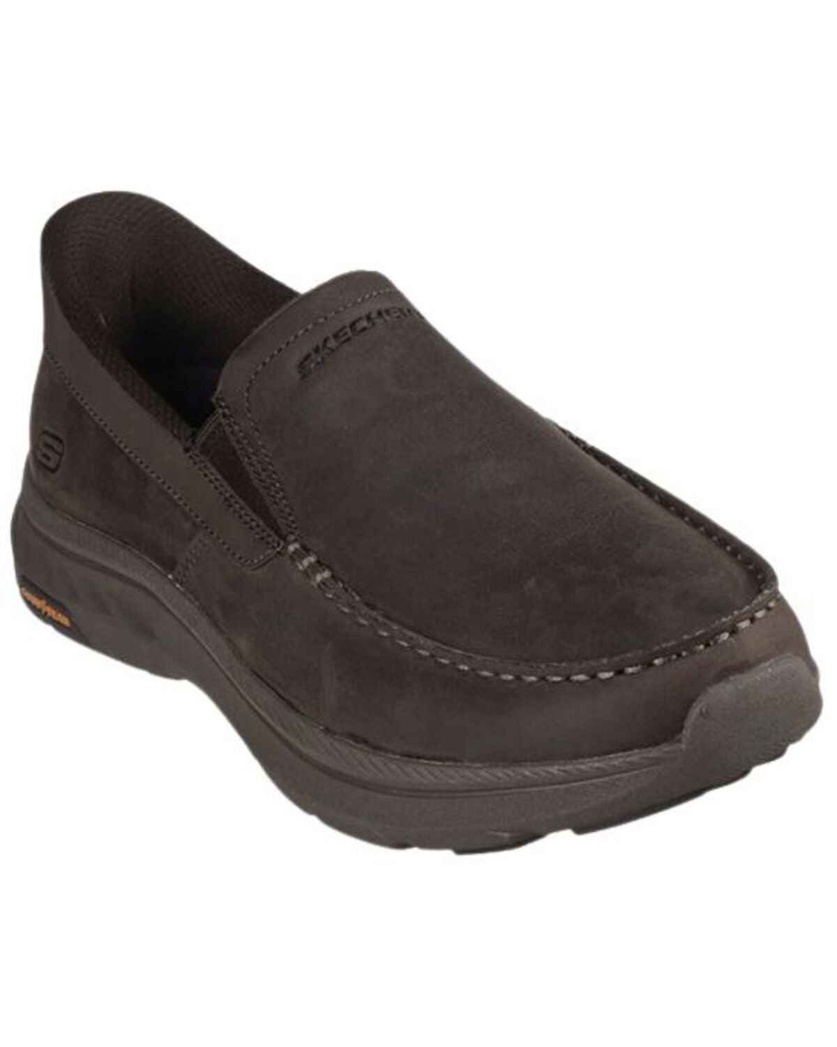 Skechers Men's Osgood Slip-Ins Relaxed Fit Casual Shoes - Moc Toe, Chocolate, hi-res