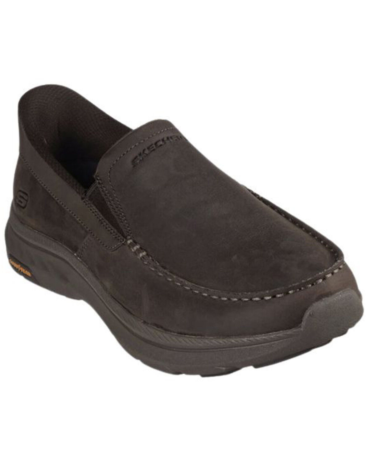 Image #1 - Skechers Men's Osgood Slip-Ins Relaxed Fit Casual Shoes - Moc Toe, Chocolate, hi-res