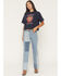 Image #1 - Levi's Women's Patchwork High Rise Wedgie Bootcut Stretch Denim Jeans, Multi, hi-res