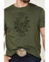 Image #3 - Cody James Men's Monument Valley Diamond Graphic Short Sleeve T-Shirt , Olive, hi-res