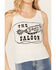 Image #3 - Bandit Women's Saloon Graphic Tank Top, White, hi-res