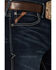 Image #2 - Ariat Men's M8 Dark Wash Nightingale Antelope Modern Slim Stretch Denim Jeans, Dark Wash, hi-res