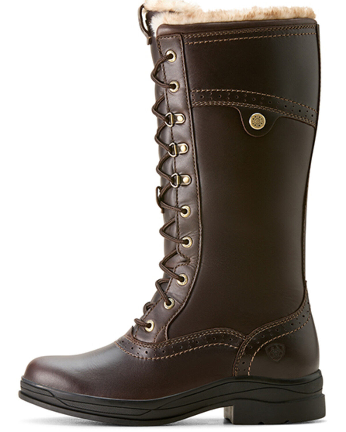 Image #2 - Ariat Women's Wythburn II Sherpa Waterproof Boots - Round Toe, Brown, hi-res