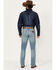 Image #3 - Wrangler Retro Men’s Jacksboro Light Wash Slim Straight Stretch Denim Jeans, Indigo, hi-res