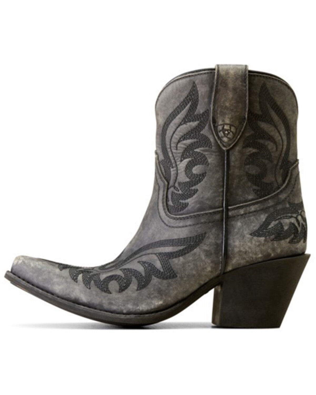 Image #2 - Ariat Women's Chandler Western Booties - Snip Toe, Black, hi-res