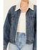 Image #3 - Levi's Women's Medium Wash 90s Sherpa Trucker Jacket, Blue, hi-res