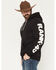 Image #3 - RANK 45&reg; Men's Logo Flank Embroidered Hooded Sweatshirt, Black, hi-res