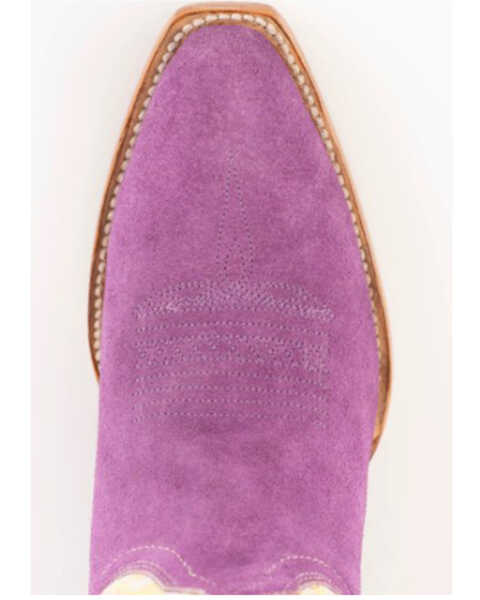 Image #6 - Ferrini Women's Candy Western Boots - Snip Toe, Purple, hi-res