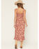 Image #4 - Cotton & Rye Women's Floral Print Sleeveless Button-Down Midi Dress, Rust Copper, hi-res