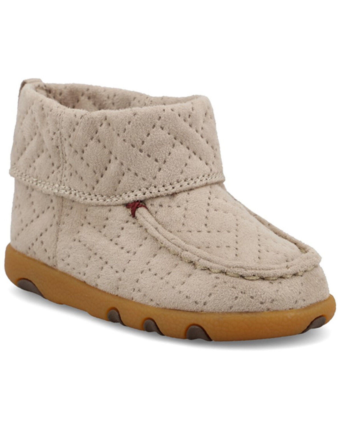 Twisted X Infant Driving Moc Boots - Moc Toe, Cream, hi-res