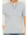 Image #3 - Cleo & Wolf Women's Boyfriend Short Sleeve Pocket Tee, Light Blue, hi-res