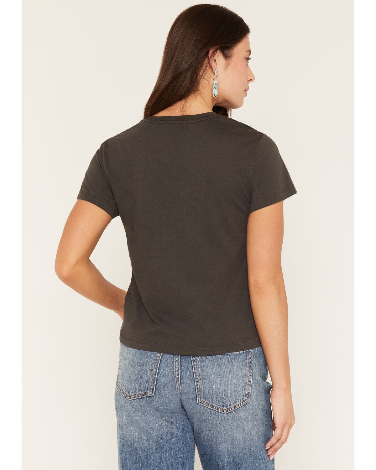 Image #4 - Ariat Women's Easy Does It Short Sleeve Graphic Tee, Black, hi-res