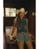 Wrangler Retro Women's Medium Wash Cropped Denim Vest, Medium Wash, hi-res