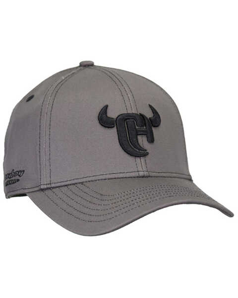 Image #1 - Cowboy Hardware Men's Logo Baseball Cap, Charcoal, hi-res
