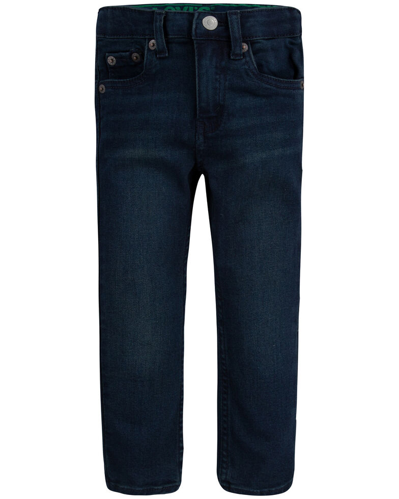 Levi's Toddler Boys' 511 Headed South Dark Wash Slim Straight Jeans , Black, hi-res