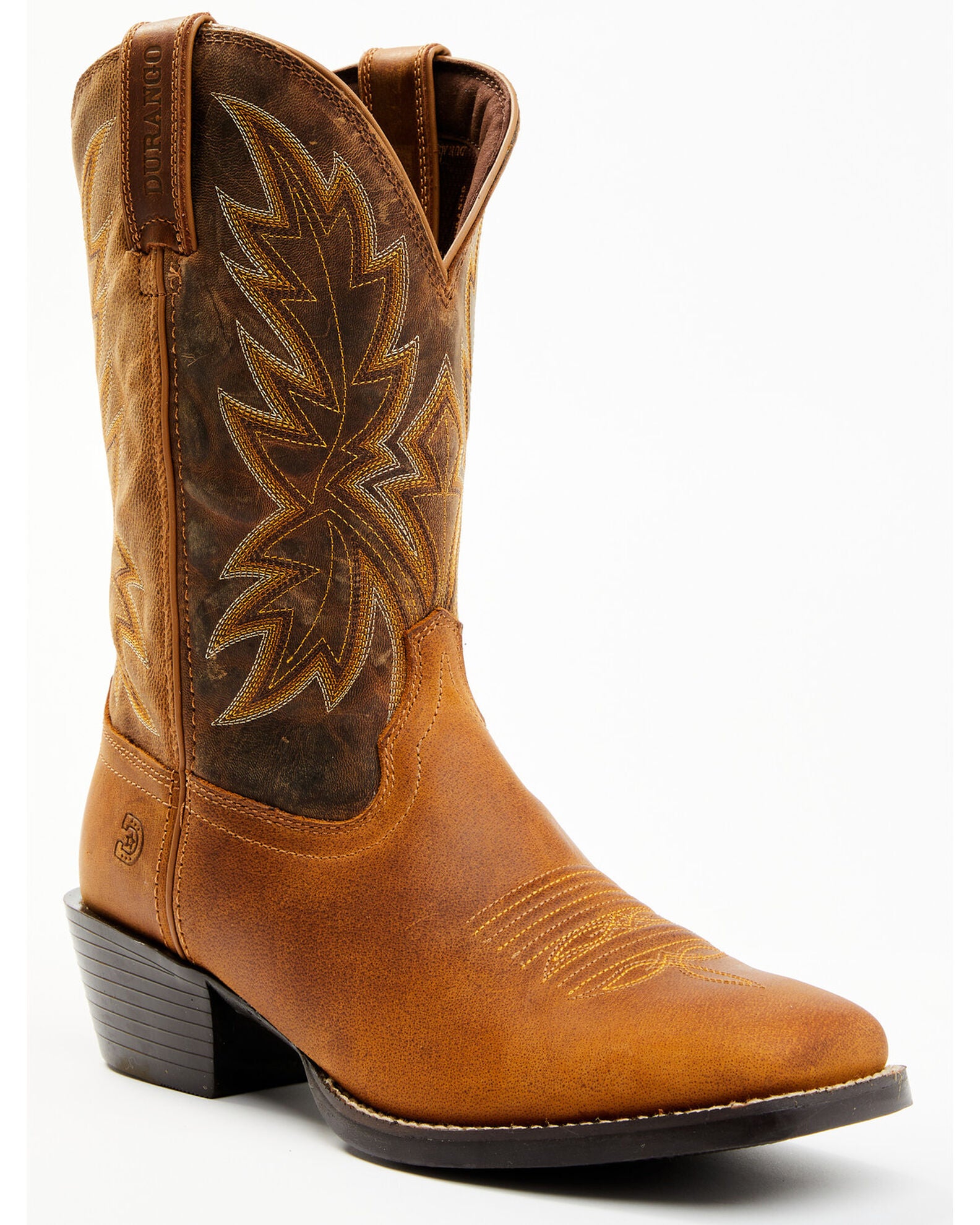 Durango Men's Westward Roughstock Western Boots Broad Square Toe