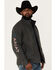 Image #4 - Ariat Men's Logo 2.0 Patriot Softshell Jacket, Charcoal, hi-res