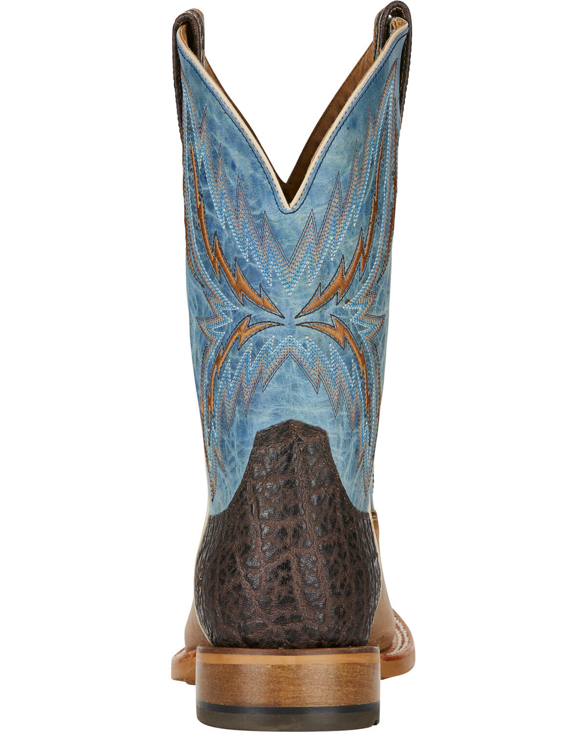 Image #5 - Ariat Men's Arena Rebound Western Performance Boots - Broad Square Toe, Tan, hi-res