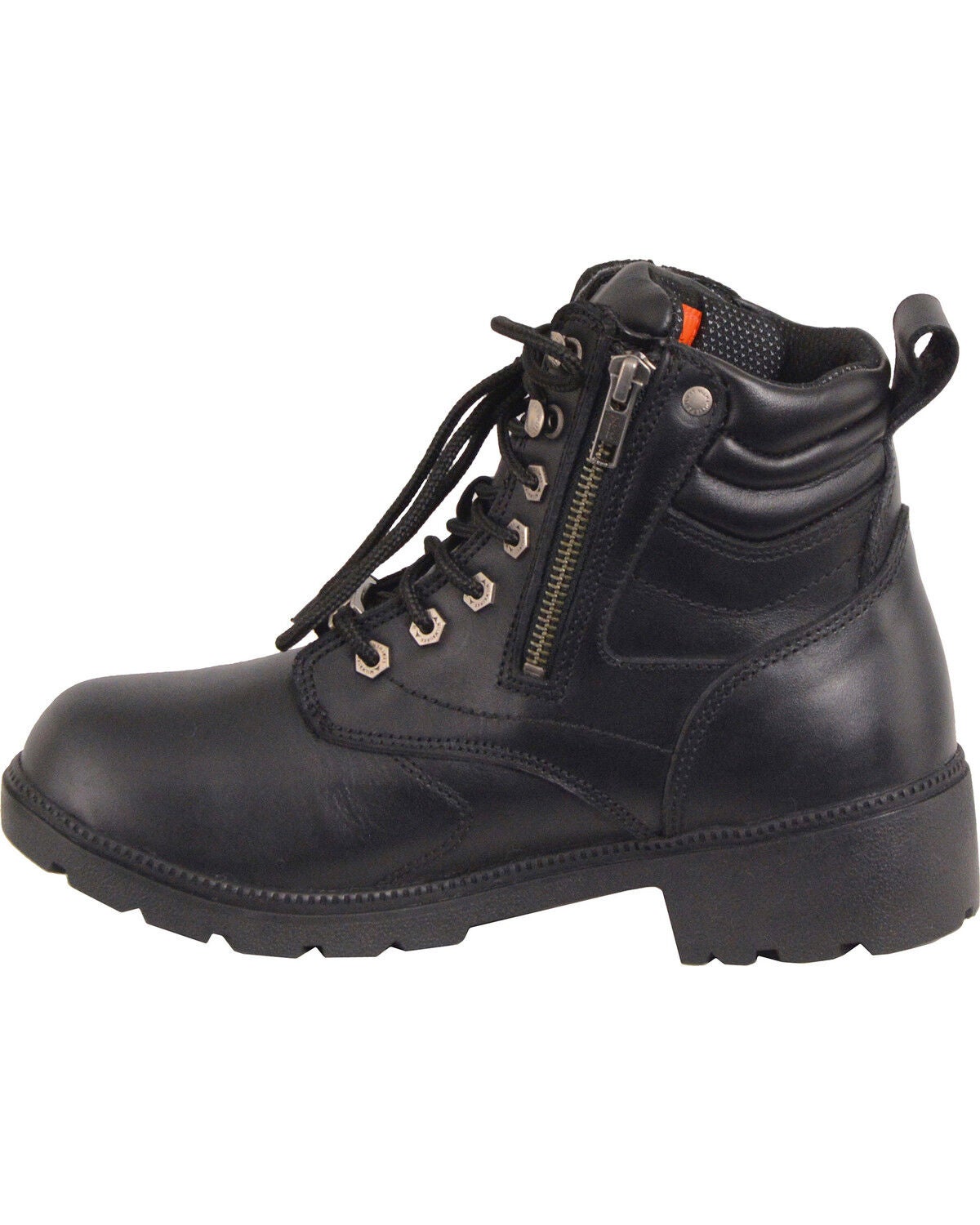 waterproof black leather boots