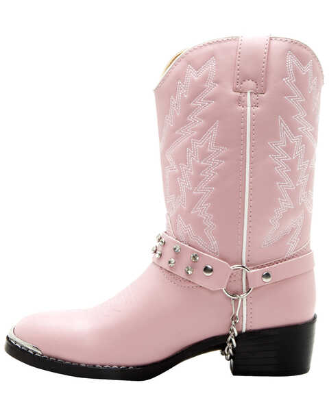Image #3 - Durango Girls' Western Boots - Round Toe, Pink, hi-res