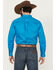 Image #4 - Ariat Men's Team Logo Twill Solid Long Sleeve Button-Down Western Shirt, Blue, hi-res