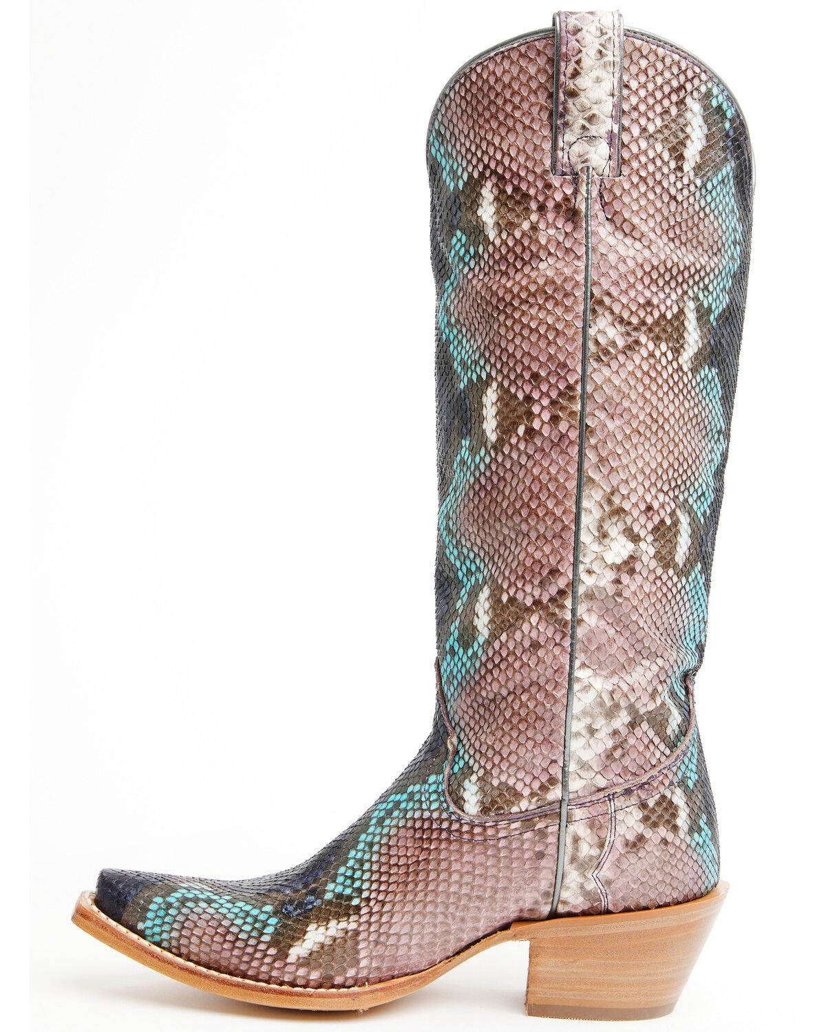 Image #3 - Idyllwind Women's Slay Exotic Python Western Boots - Snip Toe, Purple, hi-res