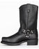 Brothers & Sons Men's Pull On Motorcycle Boots - Square Toe, Black, hi-res