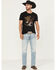 Image #1 - Cody James Men's Light Wash Cyclone Slim Straight Stretch Denim Jeans, Light Wash, hi-res