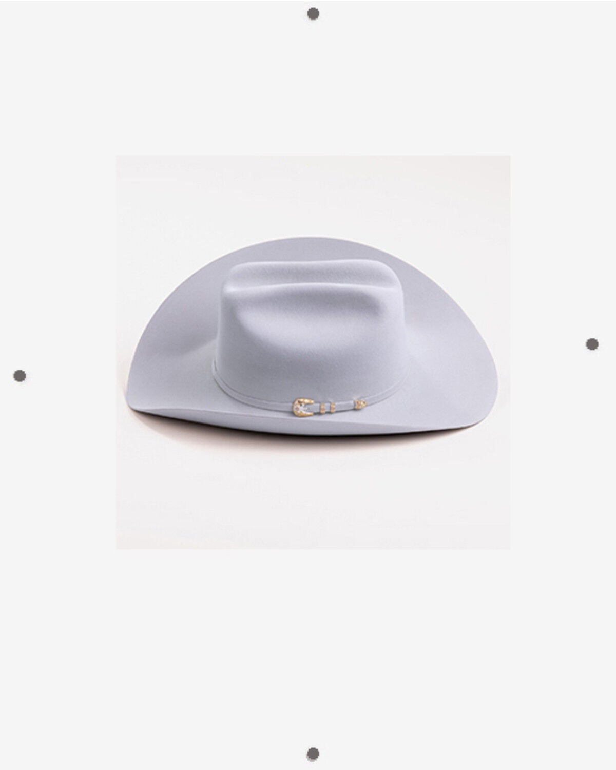 Larry Mahan Superior 500X Felt Cowboy Hat, Silver, hi-res
