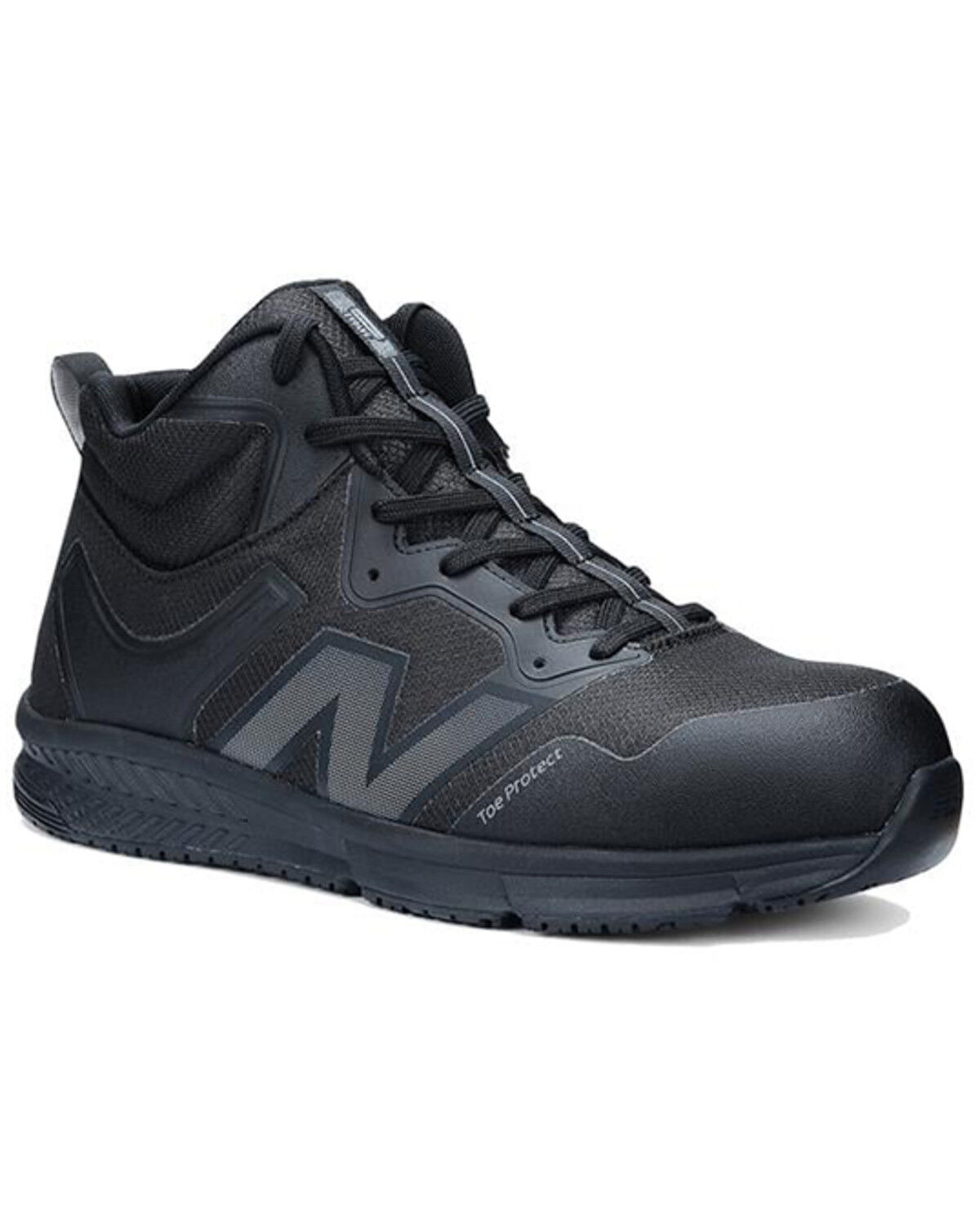 Image #1 - New Balance Men's Evolve Mid Work Shoes - Composite Toe, Black, hi-res
