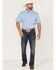 Image #2 - RANK 45® Men's Cantle Geo Print Short Sleeve Button-Down Western Shirt, , hi-res