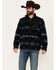 Image #1 - Wrangler Men's Mixed Sherpa Zip Jacket, Blue, hi-res