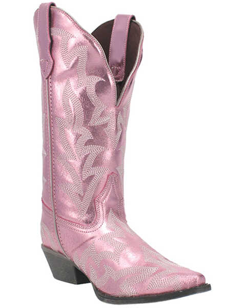 Laredo Women's Dream Girl Western Boots - Snip Toe, Pink, hi-res