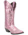 Image #1 - Laredo Women's Dream Girl Western Boots - Snip Toe, Pink, hi-res