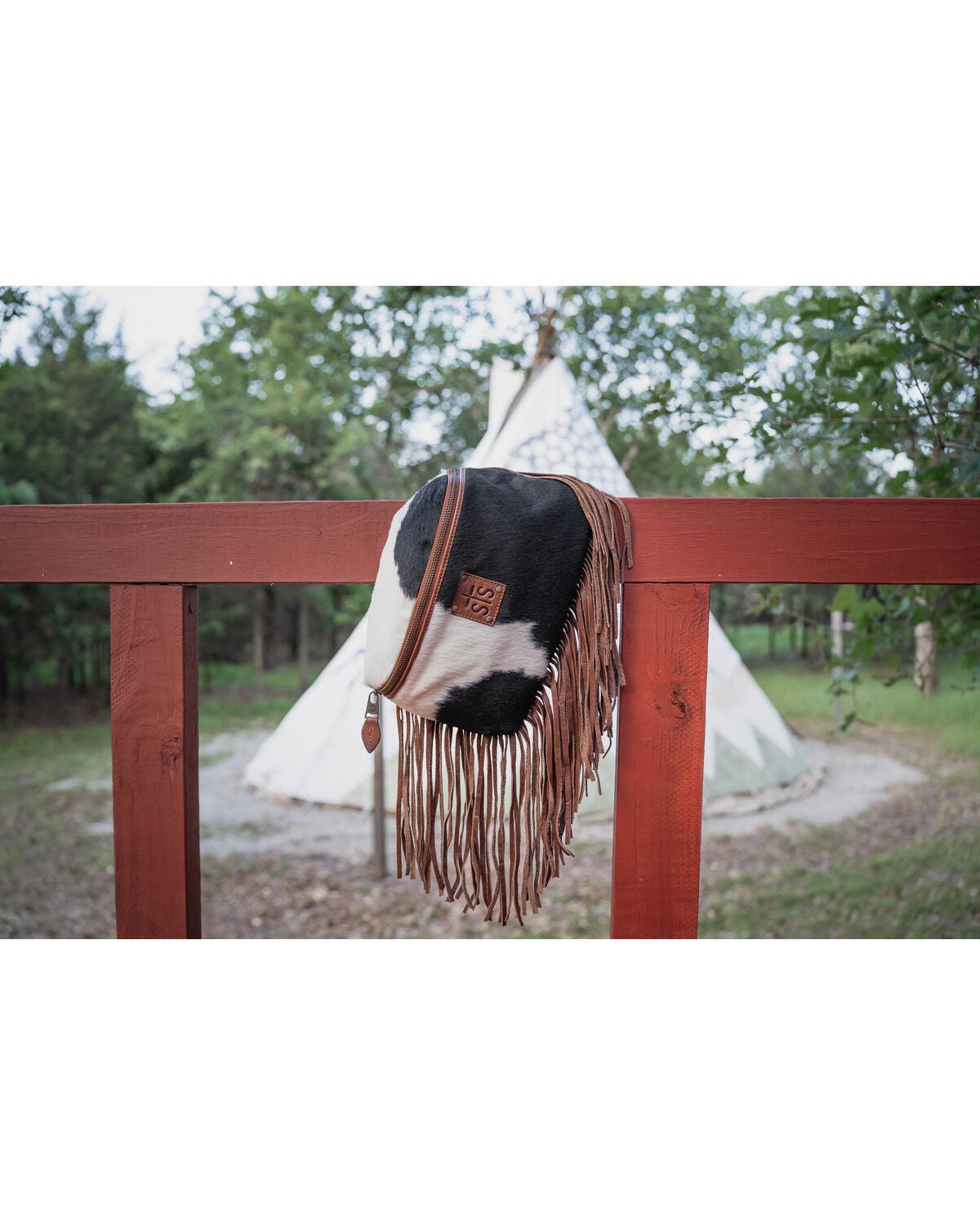 Image #6 - STS Ranchwear By Carroll Women's Indie Cowhide Hildy Belt Bag, Brown, hi-res